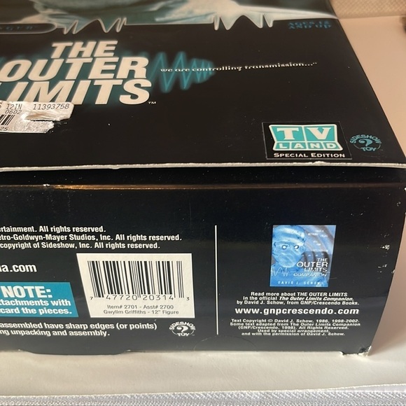 Rare Collectors The Outer Limits Sixth Finger Griffiths 12in Action Figure Doll - Picture 7 of 11